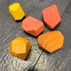 Lovevery Stacking Boulders, Free Spirit Play Kit, 
Wood Montessori
